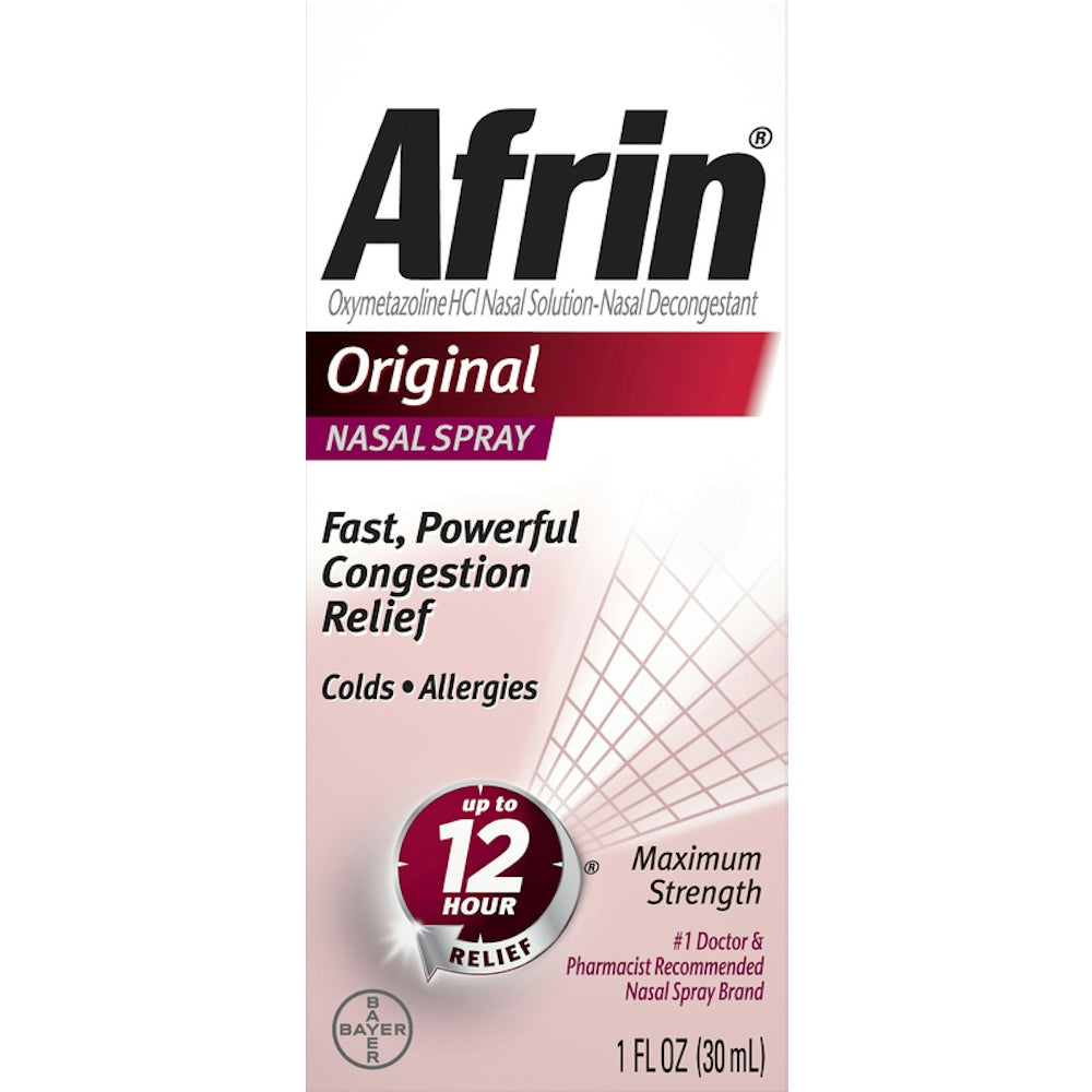 Afrin Original Maximum Strength Nasal Spray 1 Fl Oz