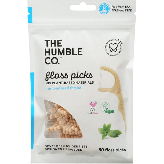 The Humble Co. Dental Floss Picks Mint
