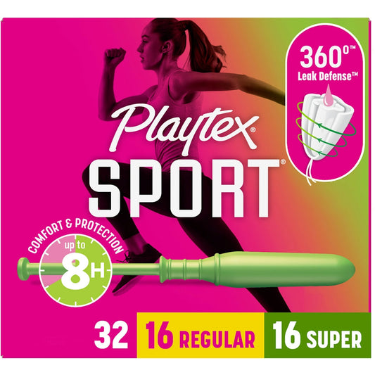 Playtex Plastic Applicator Tampons, Regular/Super