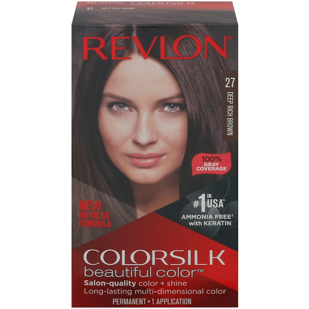 Revlon Permanent Hair Color, Deep Rich Brown 27