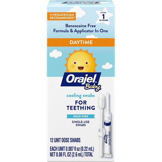 Orajel Daytime Cooling Swabs Teething Treatment