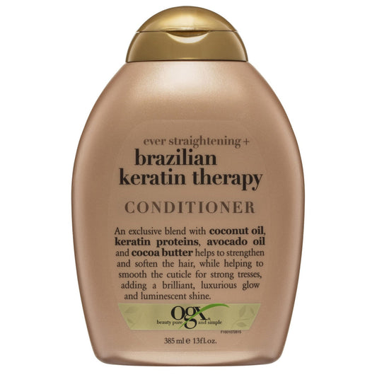 OGX Ever Straight Conditioner Brazilian Keratin Therapy 13 Oz