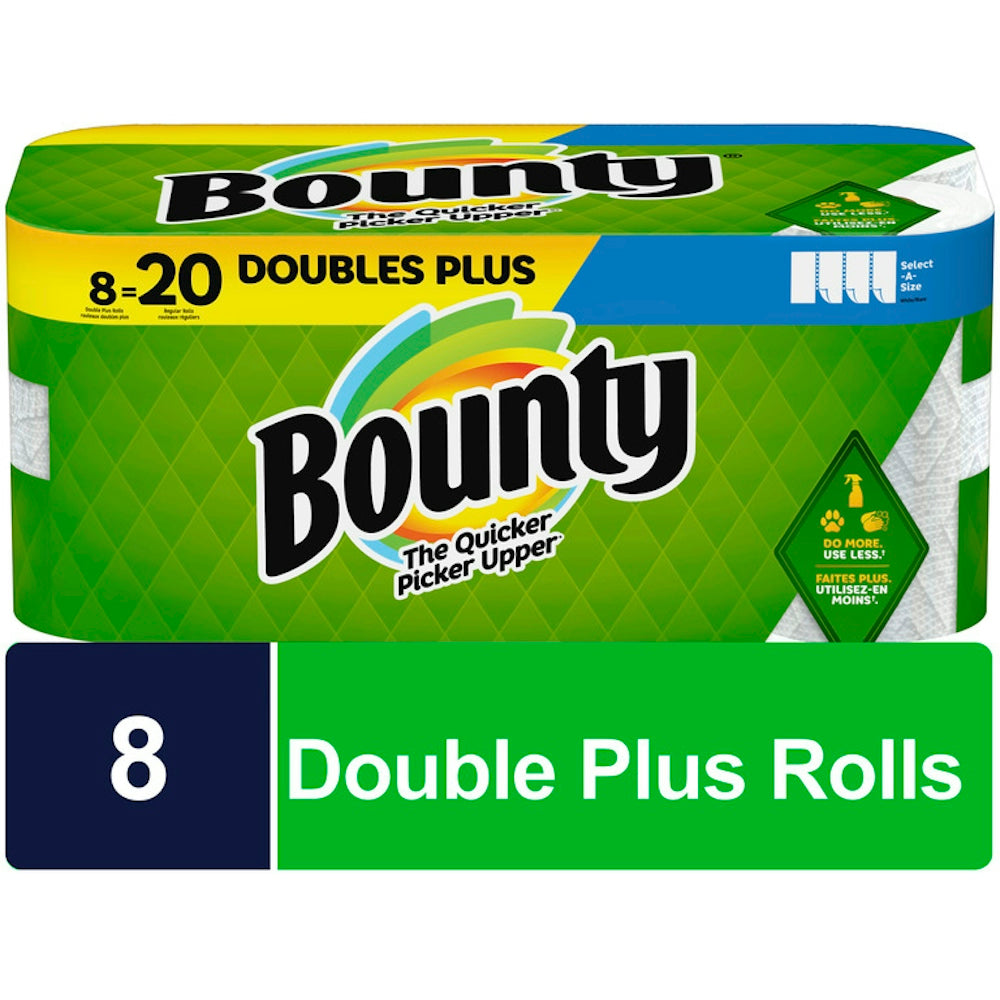 Bounty Select A Size Paper Towels, Double Plus Rolls