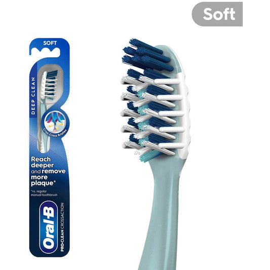 Oral-B Cross Action All In One Manual Toothbrush, Soft