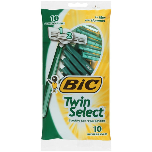 BiC Bi C Twin Select Shavers For Men Sensitive Skin