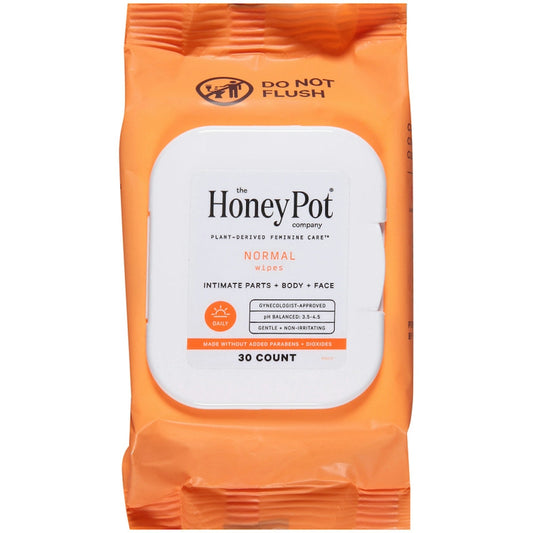 The Honey Pot Company Feminine Wipes - Normal