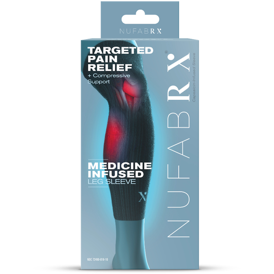 Nufabrx Capsaicin Infused Compression Lower Leg Sleeve