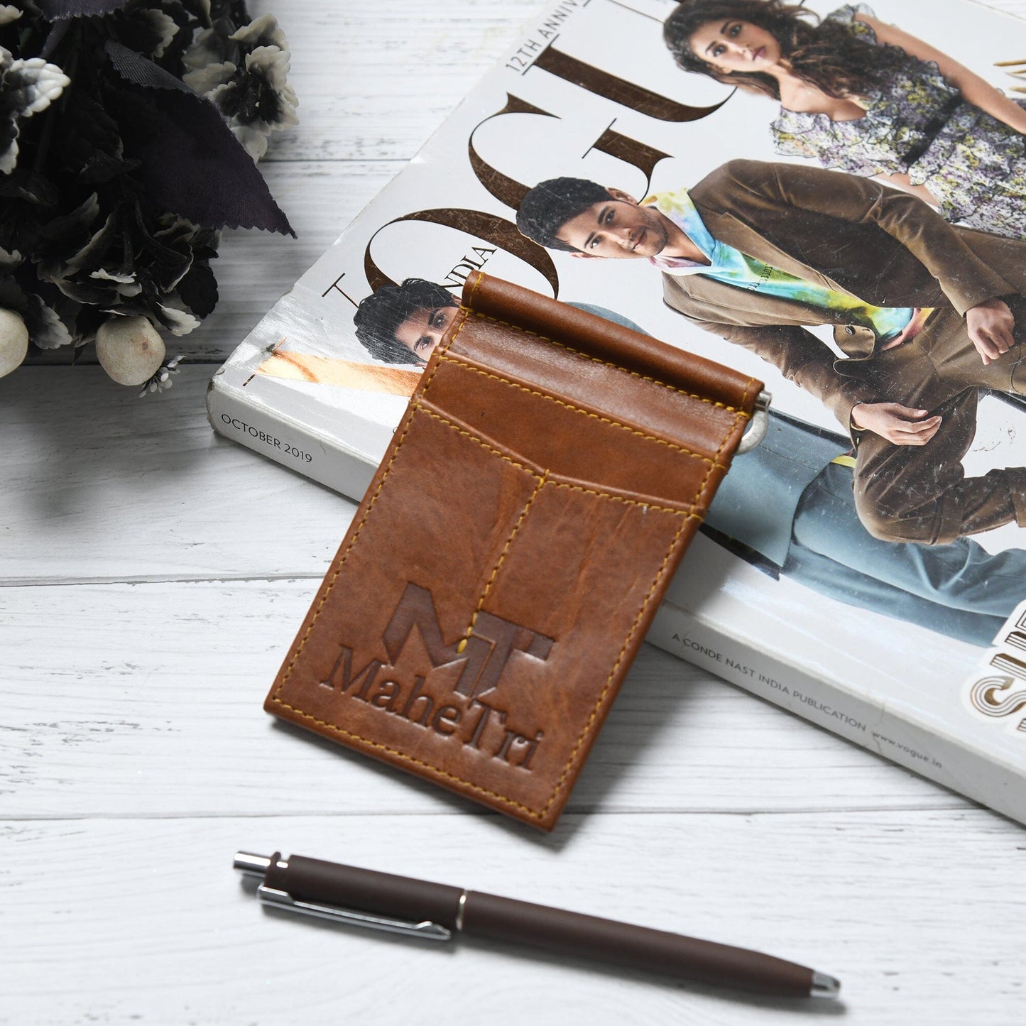 Finley Money Clipper- Tan Brown - Osadia Concept Store