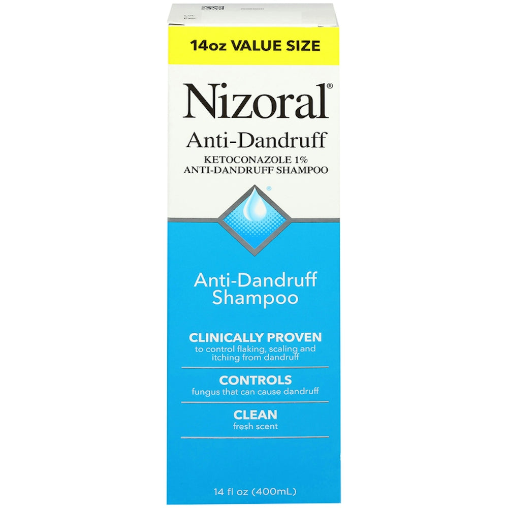 Nizoral Anti Dandruff Shampoo With 1% Ketoconazole, Clean Fresh Scent