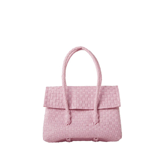 Mini Kelly Handwoven Handbag ·  Recycled Plastic