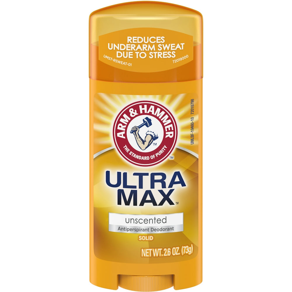Arm & Hammer Ultra Max Solid Antiperspirant Deodorant Unscented