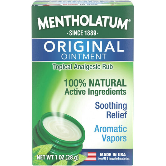 Mentholatum Original Ointment Topical Analgesic Rub 1 Oz