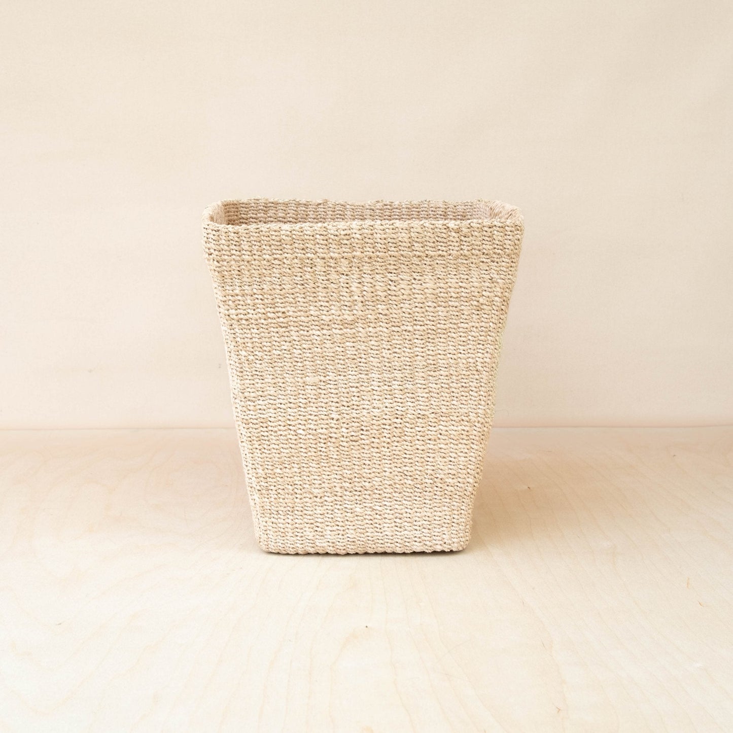 Natural Tapered Square Basket