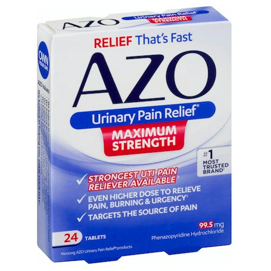 AZO Urinary Pain Relief, Maximum Strength, Tablets