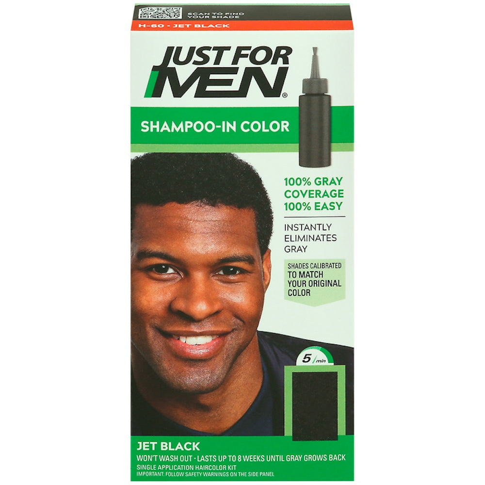 Just For Men Shampoo In Hair Color H-60 Jet Black