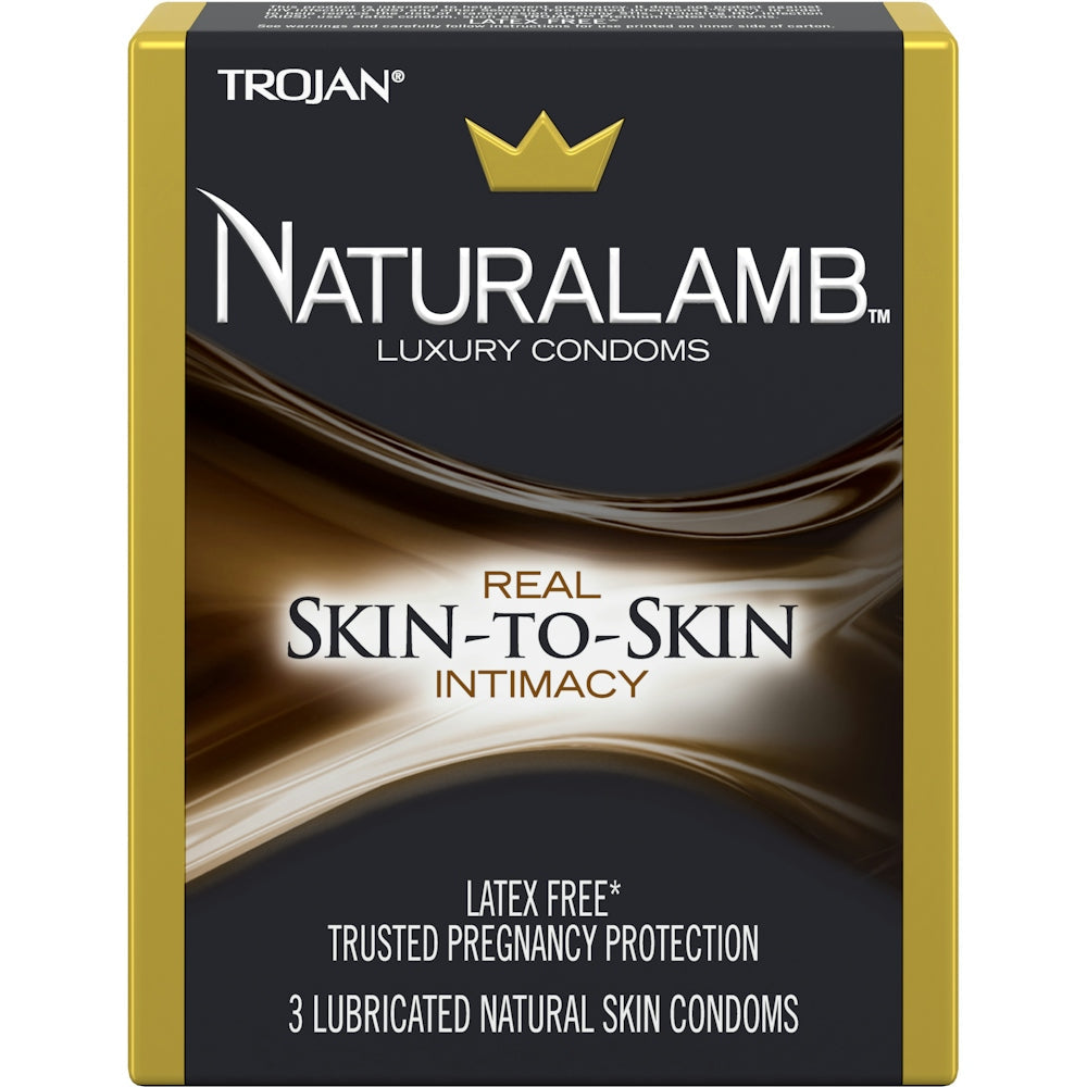 Trojan Naturalamb Lubricated Natural Skin Luxury Condoms