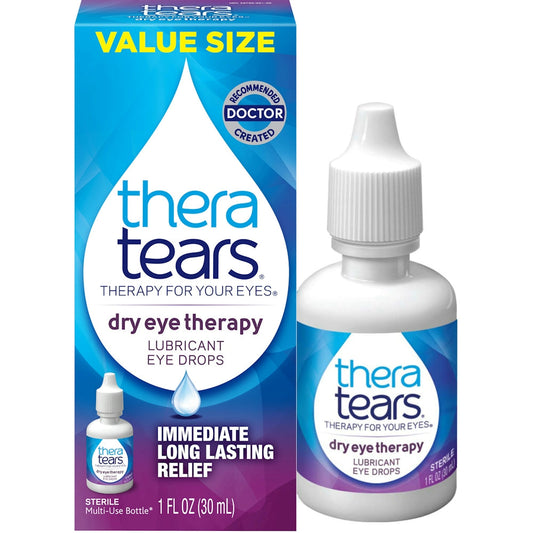 TheraTears Value Size Sterile Lubricant Eye Drops 1 Fl Oz