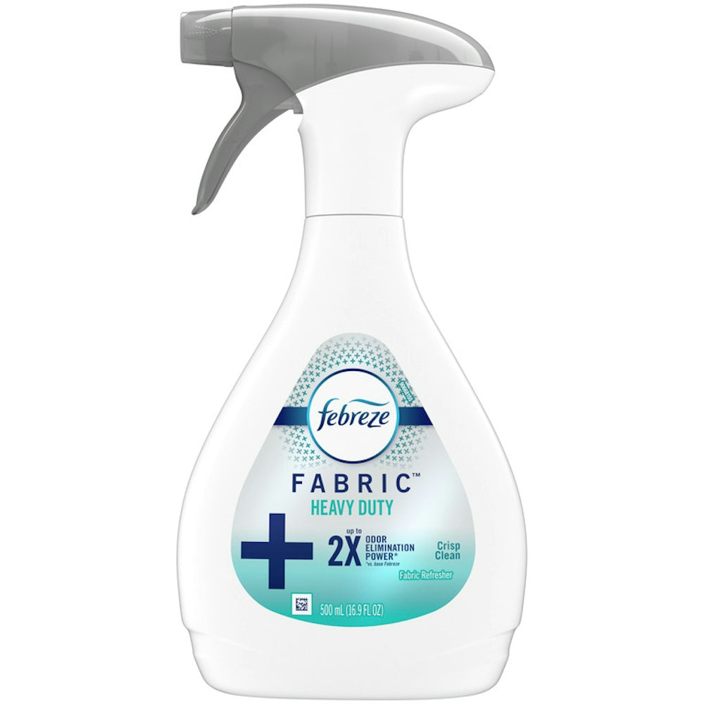 Febreze Heavy Duty Fabric Refresher, Crisp Clean, 16.9 Fl Oz