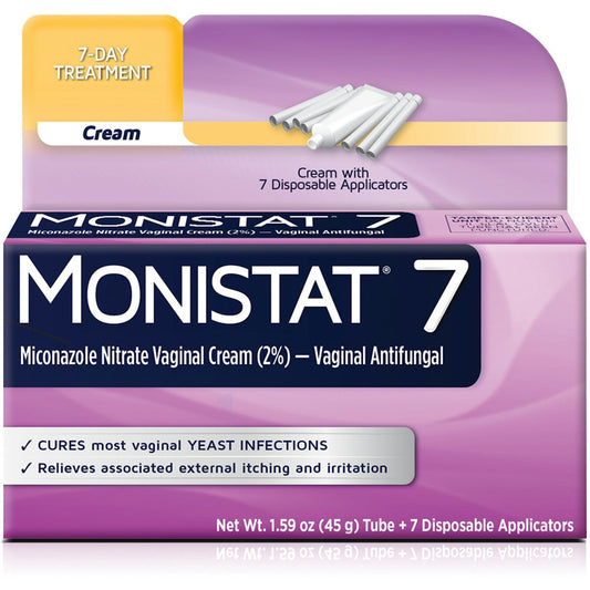Monistat Vaginal Antifungal, 7 Day Treatment, Simple Cure Cream