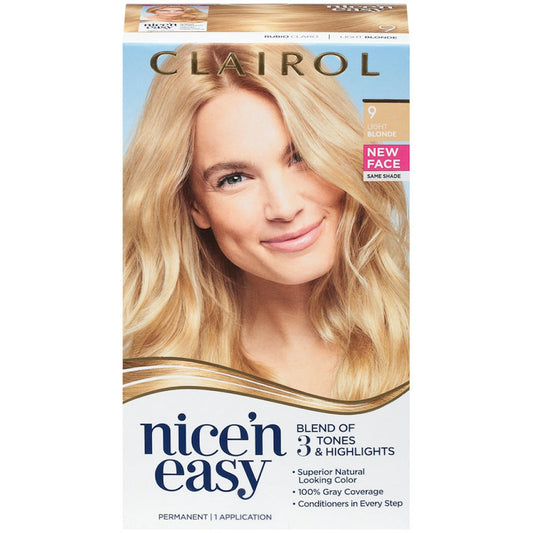 Clairol Nice 'n Easy Permanent Hair Color 9 Light Blonde