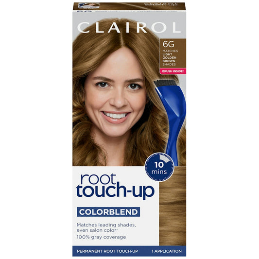 Clairol Nice N Easy Root Touch Up Permanent Hair Color 6G Matches Light Golden Brown Shades