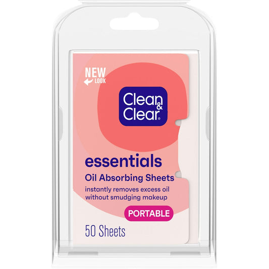Clean & Clear Essentials Oil Absorbing Sheets For Oily Skin
