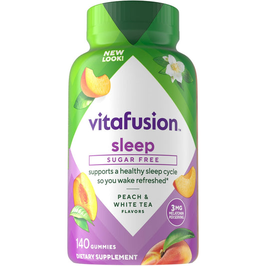 Vitafusion Sugar Free Melatonin 3 Mg White Tea & Peach Gummy Supplements