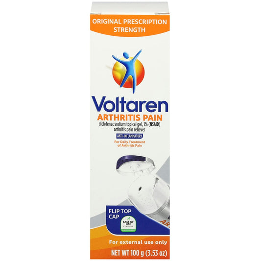 Voltaren Diclofenac Sodium Topical Arthritis Pain Relief Gel Tube