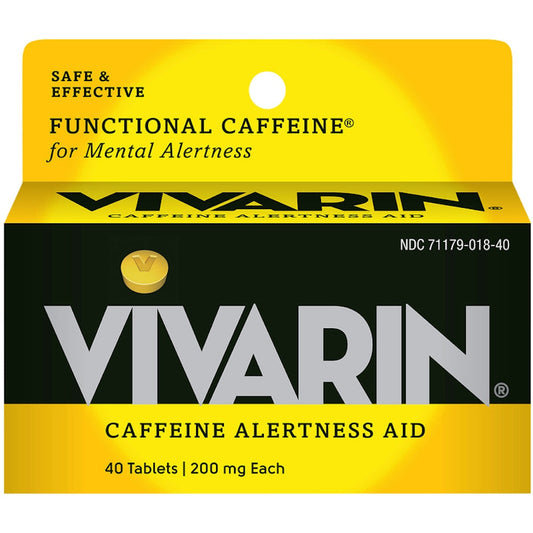 Vivarin Caffeine Alertness Aid, 200 Mg, Tablets