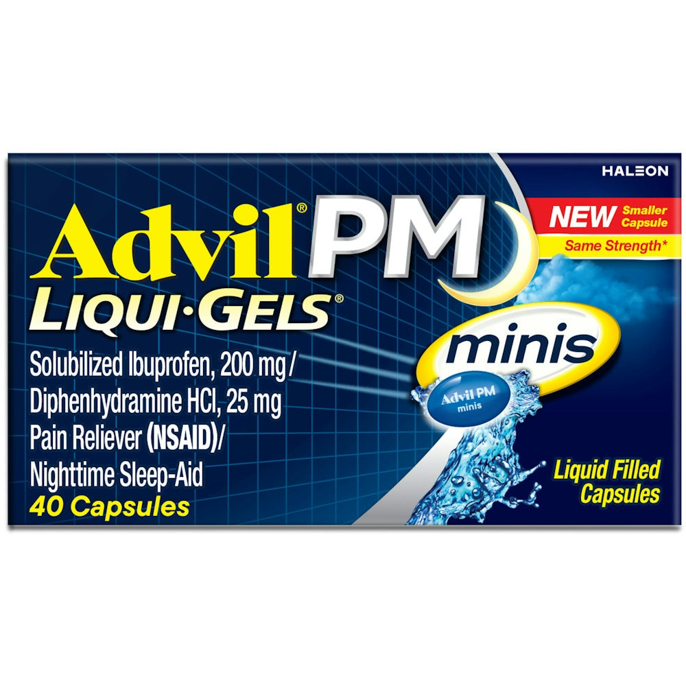 Advil PM Liqui-Gels Minis, 40 Liquid Filled Capsules