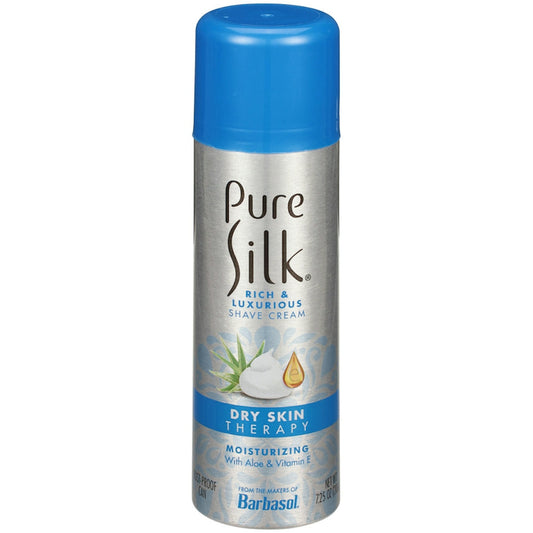 Pure Silk Shave Cream, Dry Skin Therapy, Rich & Luxurious