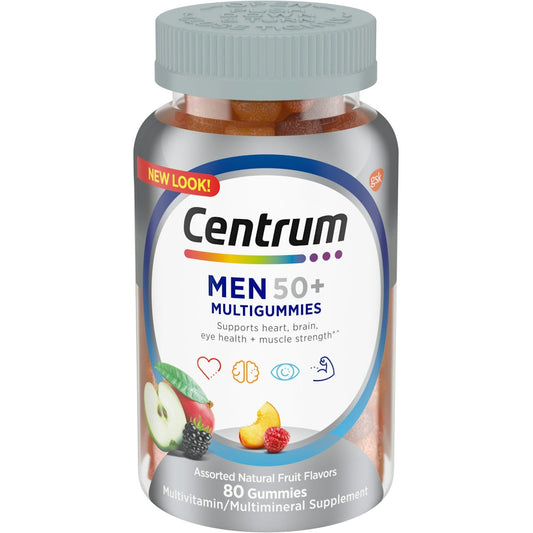 Centrum Multigummies Multivitamin For Men 50 Plus Assorted Fruit