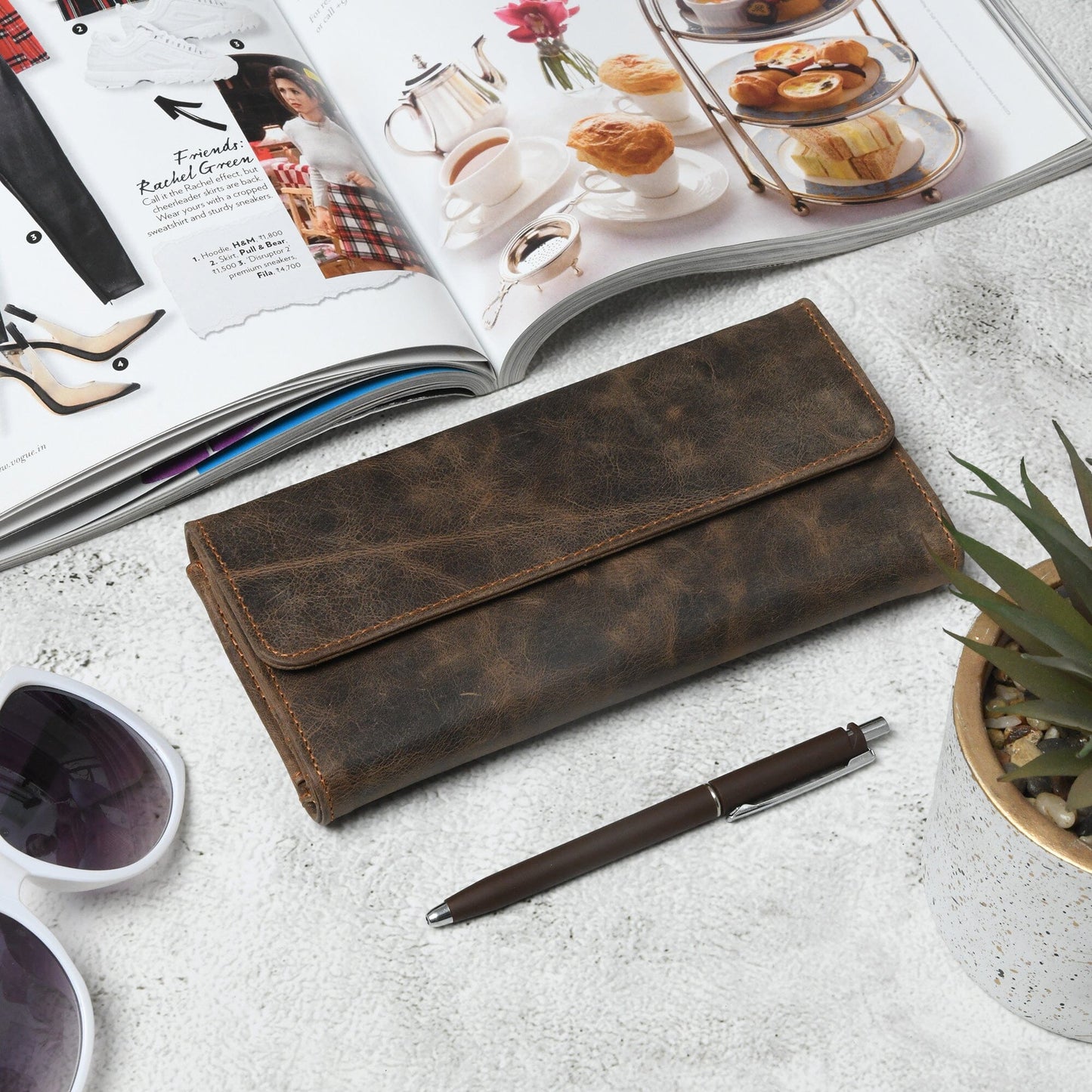 Ellison Ladies Wallet- Walnut Brown - Osadia Concept Store