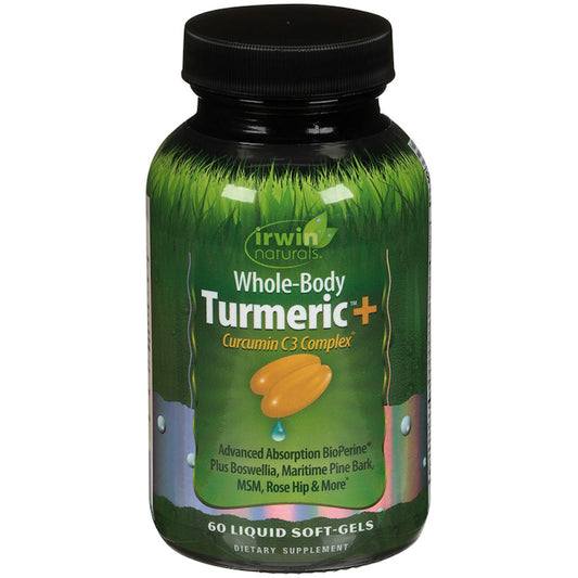 Irwin Naturals Whole-Body Turmeric Extra, 60 Liquid Softgels