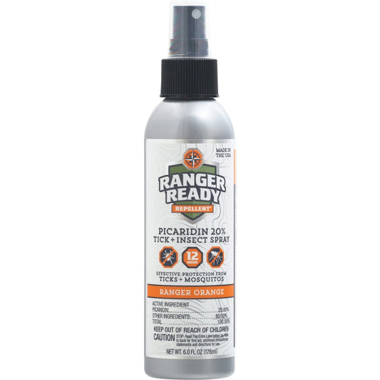 Ranger Ready Picaridin 20% DEET-Free Insect Repellent, Orange 6 Fl Oz