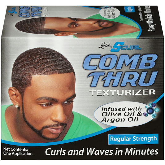 Luster's SCurl S Curl Texturizer, Regular Strength, Comb Thru