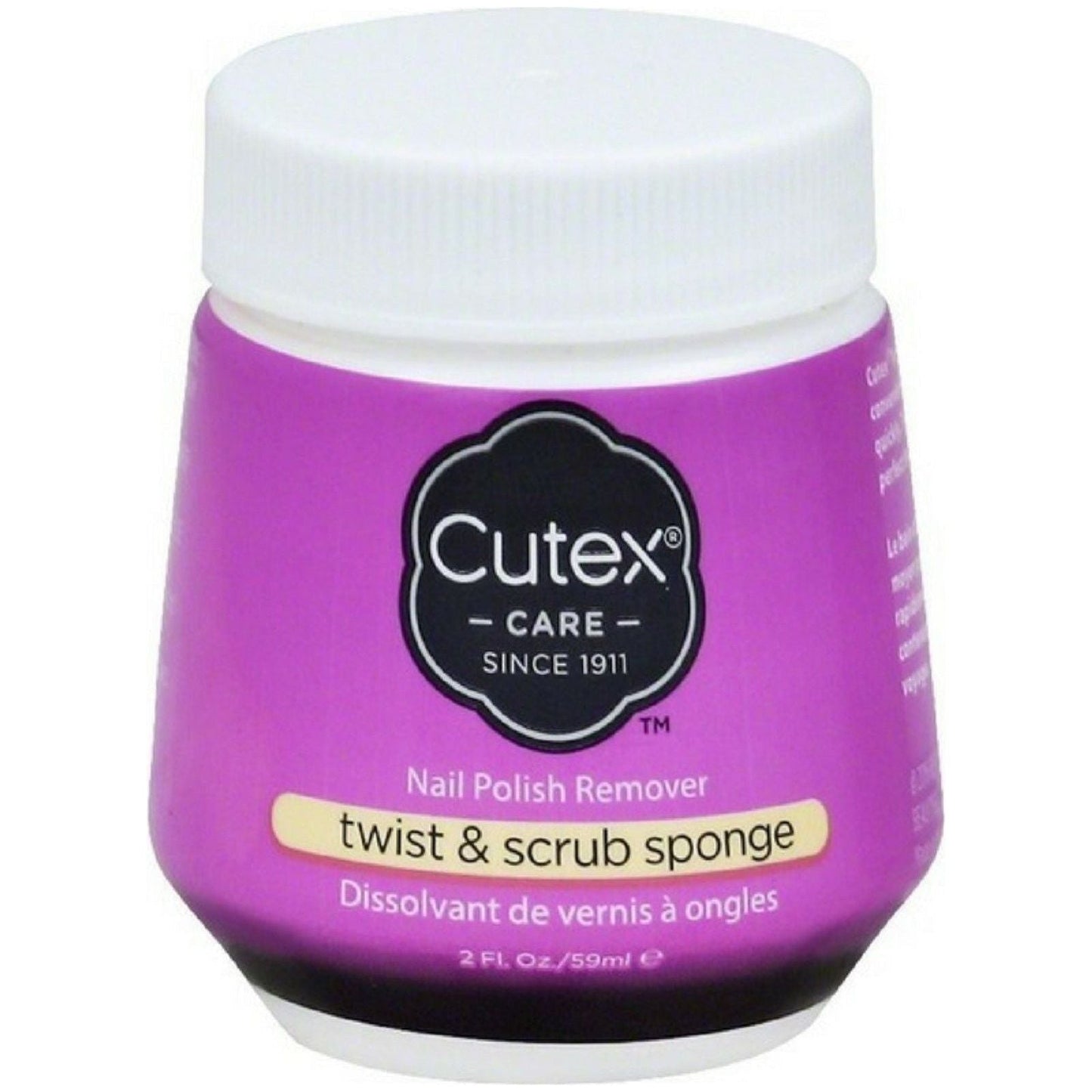 Cutex Twist & Scrub Remover Jar 2 Oz