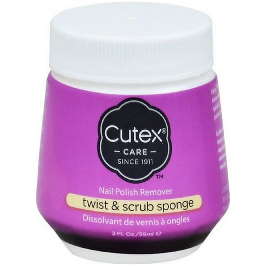 Cutex Twist & Scrub Remover Jar 2 Oz
