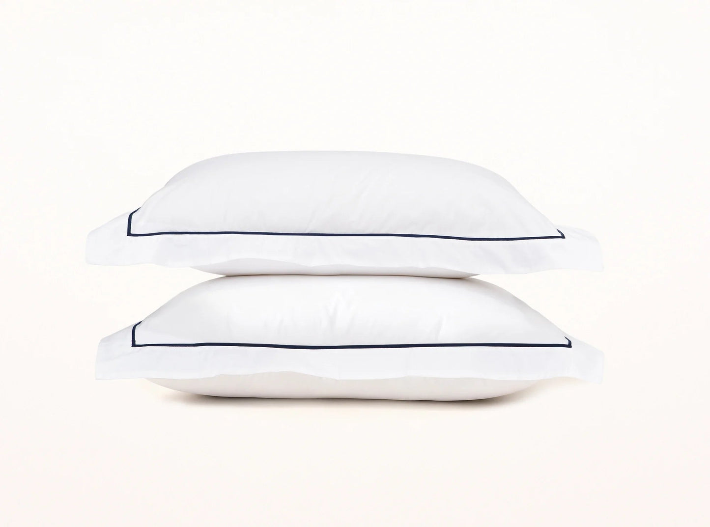 Classic Percale Embroidered Duvet Cover