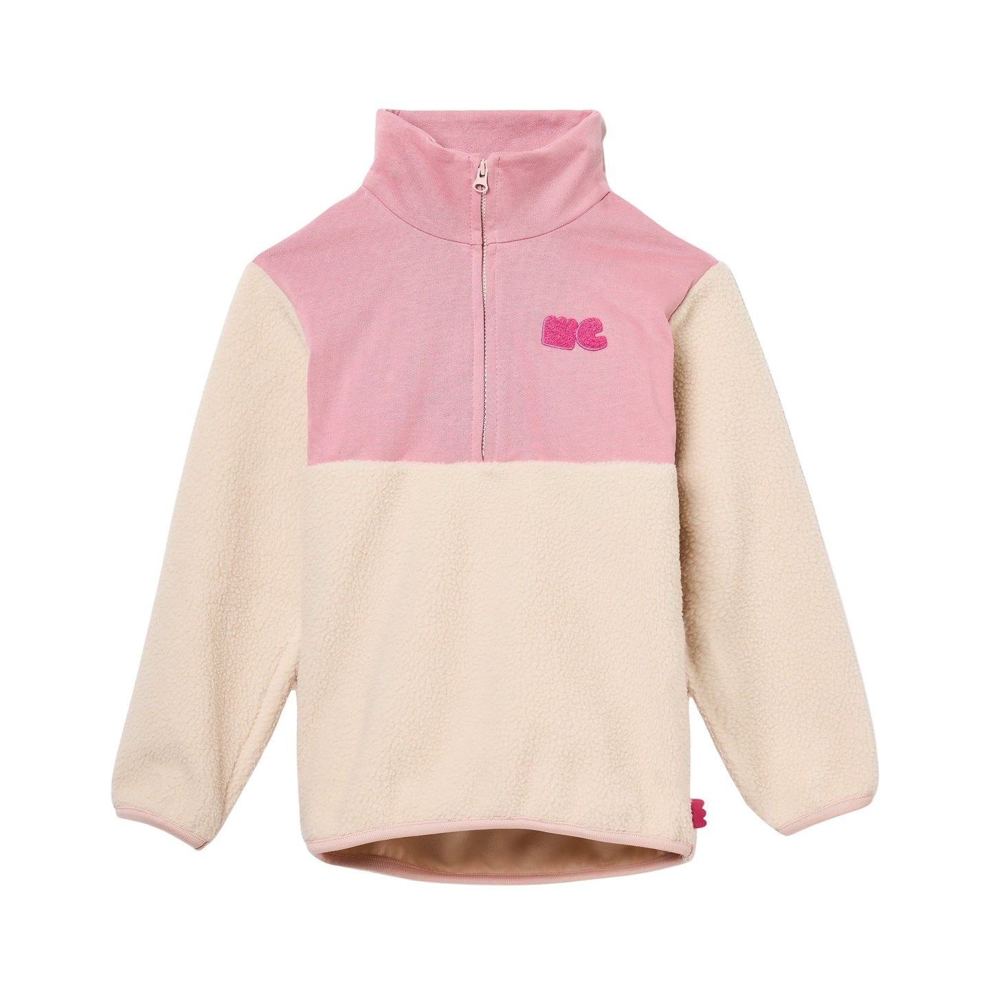 Pink Sherpa Zip Up