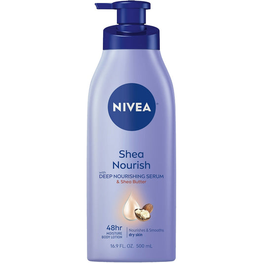 Nivea Body Lotion, Shea Butter, Smooth Daily Moisture, Dry Skin