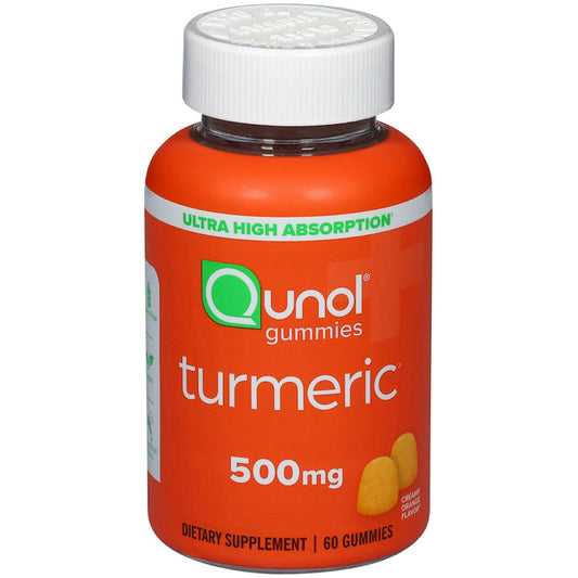 Qunol Creamy Orange Turmeric Curcumin Complex Gummies