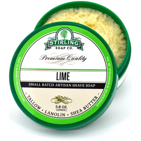 Stirling Soap Co. Lime Shaving Collection