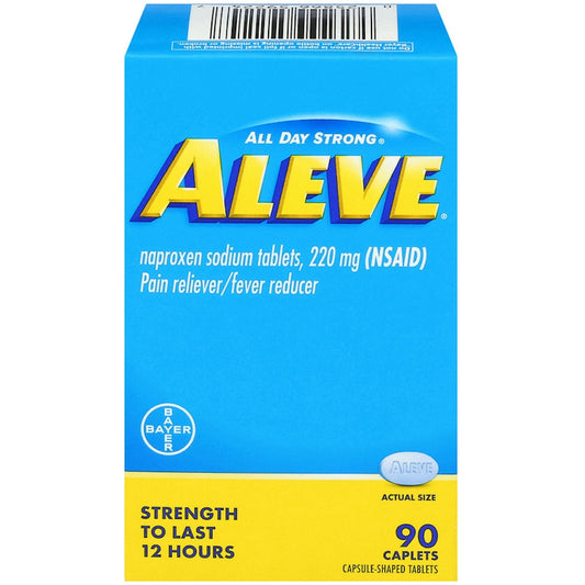 Aleve All Day Strong Pain Reliever/Fever Reducer, 220 Mg, Caplets