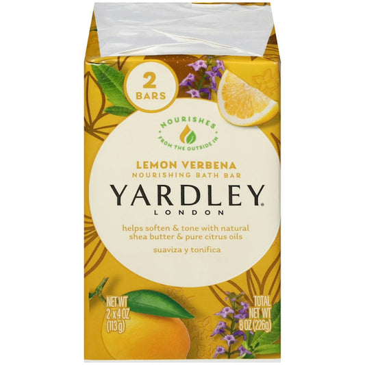 Yardley London Bath Bar, Lemon Verbena, Nourishing