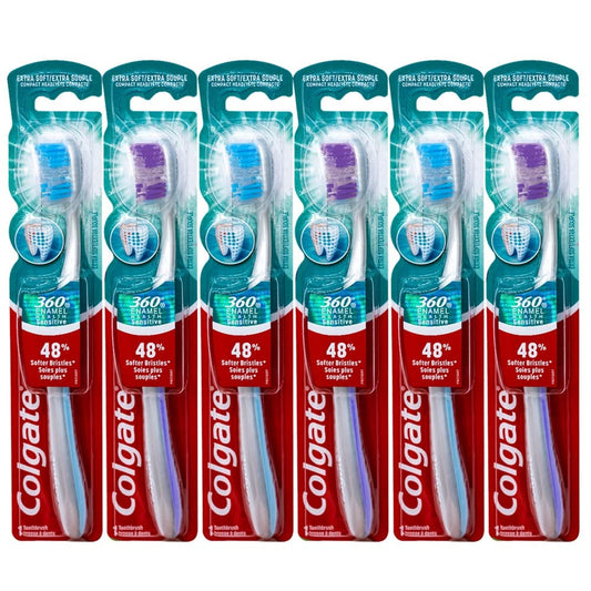 Colgate 360 Degrees Enamel Health Sensitive Toothbrush Extra Soft