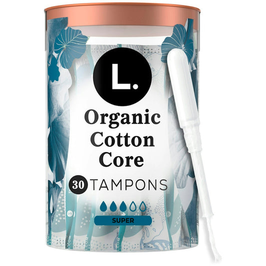 L. Organic Cotton Super Absorbency Tampons