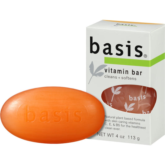Basis Vitamin Bar Soap 4 Oz. Box