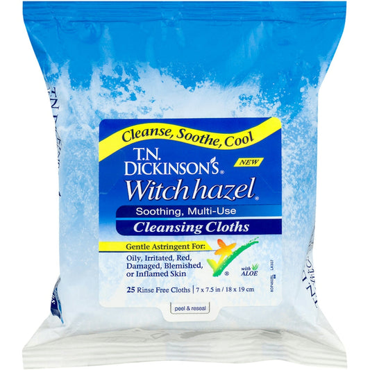 T.N. Dickinson's Witch Hazel Soothing Multi Use Cleansing Cloths With Aloe