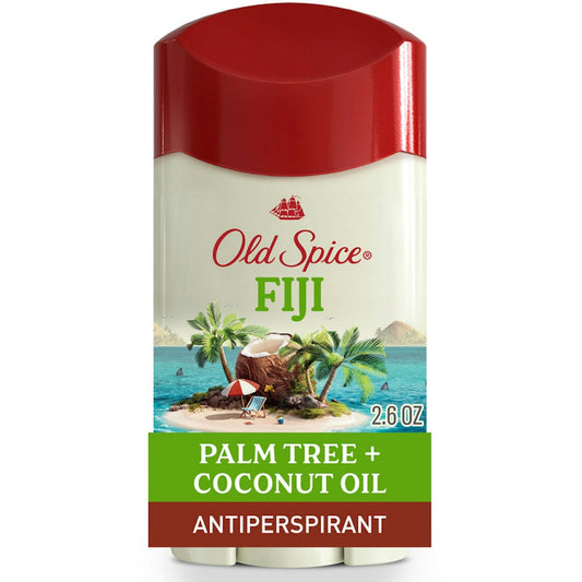 Old Spice Fresher Collection Invisible Solid Antiperspirant Deodorant Fiji With Palm Tree Scent
